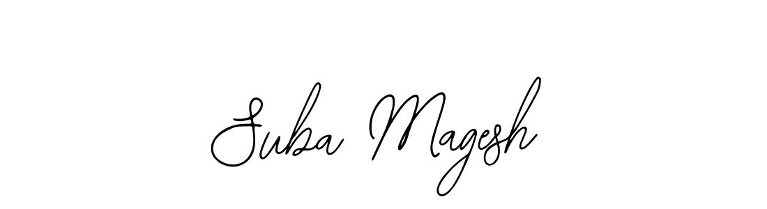 Make a beautiful signature design for name Suba Magesh. With this signature (Bearetta-2O07w) style, you can create a handwritten signature for free. Suba Magesh signature style 12 images and pictures png