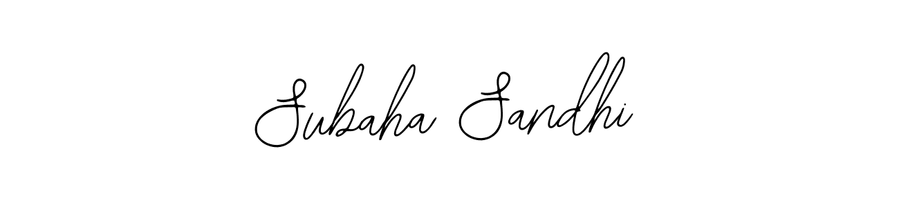 Similarly Bearetta-2O07w is the best handwritten signature design. Signature creator online .You can use it as an online autograph creator for name Subaha Sandhi. Subaha Sandhi signature style 12 images and pictures png