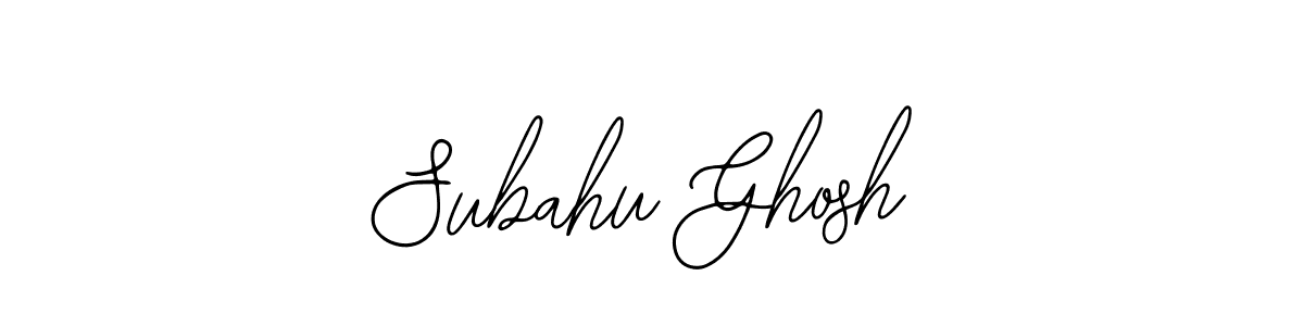 Also You can easily find your signature by using the search form. We will create Subahu Ghosh name handwritten signature images for you free of cost using Bearetta-2O07w sign style. Subahu Ghosh signature style 12 images and pictures png