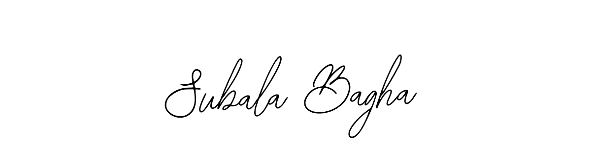 Bearetta-2O07w is a professional signature style that is perfect for those who want to add a touch of class to their signature. It is also a great choice for those who want to make their signature more unique. Get Subala Bagha name to fancy signature for free. Subala Bagha signature style 12 images and pictures png