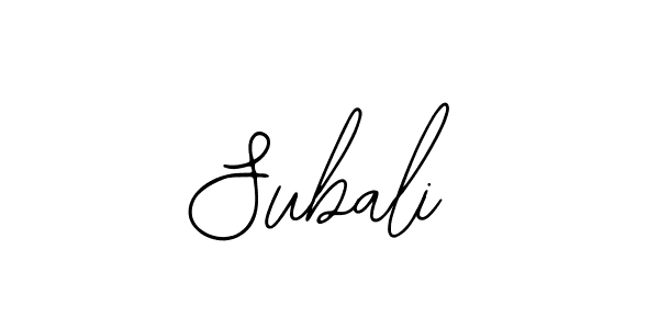 Create a beautiful signature design for name Subali. With this signature (Bearetta-2O07w) fonts, you can make a handwritten signature for free. Subali signature style 12 images and pictures png