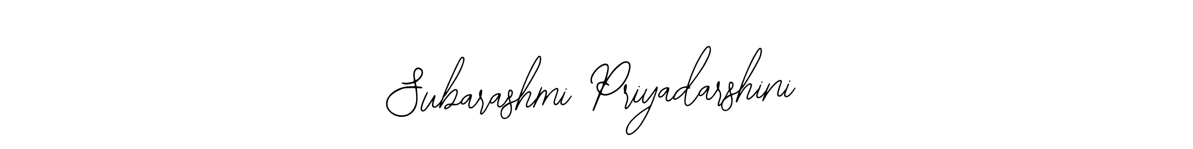 Design your own signature with our free online signature maker. With this signature software, you can create a handwritten (Bearetta-2O07w) signature for name Subarashmi Priyadarshini. Subarashmi Priyadarshini signature style 12 images and pictures png