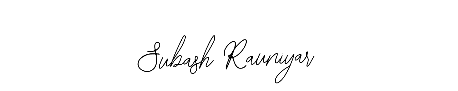 Make a beautiful signature design for name Subash Rauniyar. With this signature (Bearetta-2O07w) style, you can create a handwritten signature for free. Subash Rauniyar signature style 12 images and pictures png