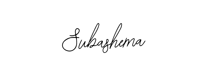 Subashema stylish signature style. Best Handwritten Sign (Bearetta-2O07w) for my name. Handwritten Signature Collection Ideas for my name Subashema. Subashema signature style 12 images and pictures png