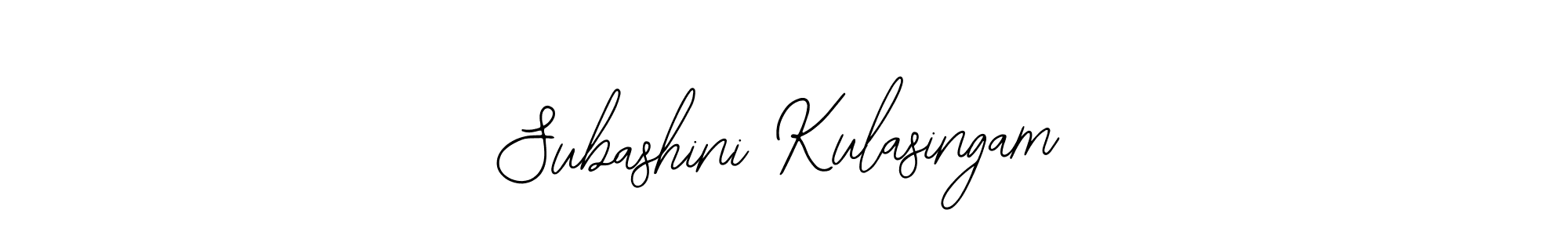 Also You can easily find your signature by using the search form. We will create Subashini Kulasingam name handwritten signature images for you free of cost using Bearetta-2O07w sign style. Subashini Kulasingam signature style 12 images and pictures png