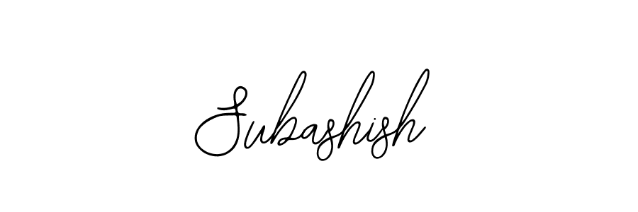 Make a beautiful signature design for name Subashish. With this signature (Bearetta-2O07w) style, you can create a handwritten signature for free. Subashish signature style 12 images and pictures png