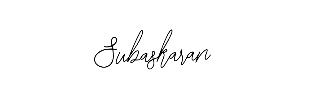 Design your own signature with our free online signature maker. With this signature software, you can create a handwritten (Bearetta-2O07w) signature for name Subaskaran. Subaskaran signature style 12 images and pictures png