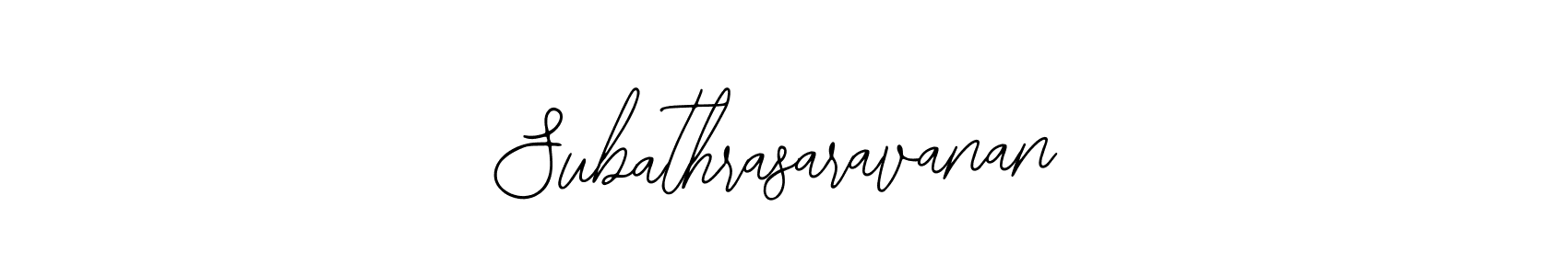 Make a beautiful signature design for name Subathrasaravanan. With this signature (Bearetta-2O07w) style, you can create a handwritten signature for free. Subathrasaravanan signature style 12 images and pictures png