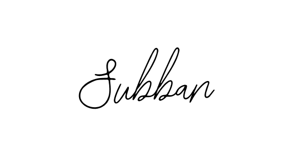 Design your own signature with our free online signature maker. With this signature software, you can create a handwritten (Bearetta-2O07w) signature for name Subban. Subban signature style 12 images and pictures png