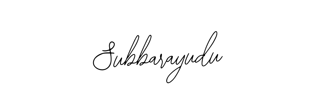 Also we have Subbarayudu name is the best signature style. Create professional handwritten signature collection using Bearetta-2O07w autograph style. Subbarayudu signature style 12 images and pictures png