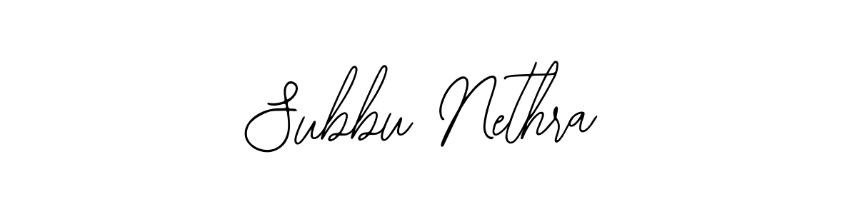 How to make Subbu Nethra signature? Bearetta-2O07w is a professional autograph style. Create handwritten signature for Subbu Nethra name. Subbu Nethra signature style 12 images and pictures png