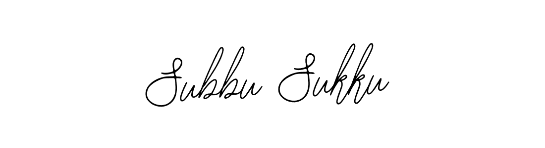 Also we have Subbu Sukku name is the best signature style. Create professional handwritten signature collection using Bearetta-2O07w autograph style. Subbu Sukku signature style 12 images and pictures png