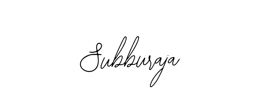 The best way (Bearetta-2O07w) to make a short signature is to pick only two or three words in your name. The name Subburaja include a total of six letters. For converting this name. Subburaja signature style 12 images and pictures png