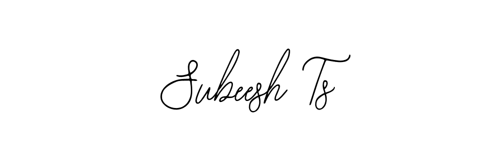 Once you've used our free online signature maker to create your best signature Bearetta-2O07w style, it's time to enjoy all of the benefits that Subeesh Ts name signing documents. Subeesh Ts signature style 12 images and pictures png