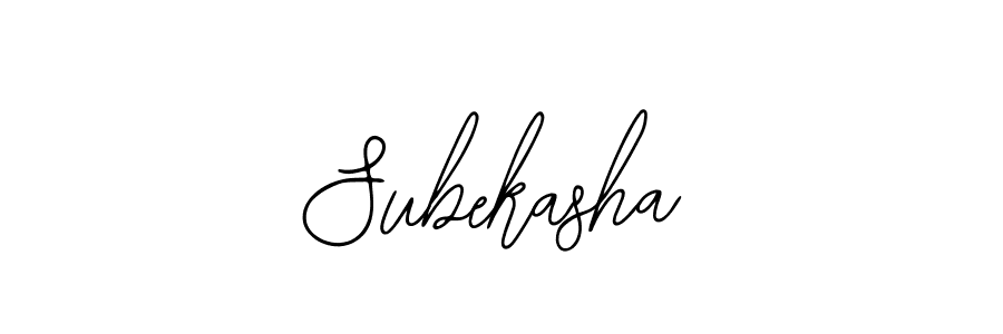 if you are searching for the best signature style for your name Subekasha. so please give up your signature search. here we have designed multiple signature styles  using Bearetta-2O07w. Subekasha signature style 12 images and pictures png