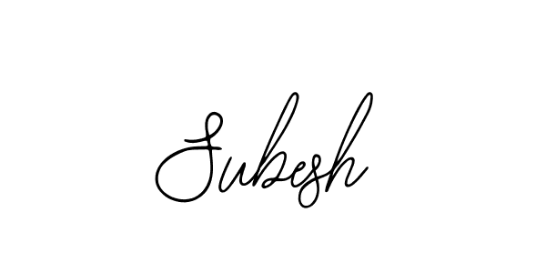 Also we have Subesh name is the best signature style. Create professional handwritten signature collection using Bearetta-2O07w autograph style. Subesh signature style 12 images and pictures png