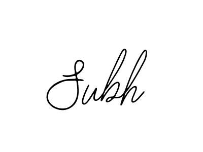 Make a beautiful signature design for name Subh. With this signature (Bearetta-2O07w) style, you can create a handwritten signature for free. Subh signature style 12 images and pictures png