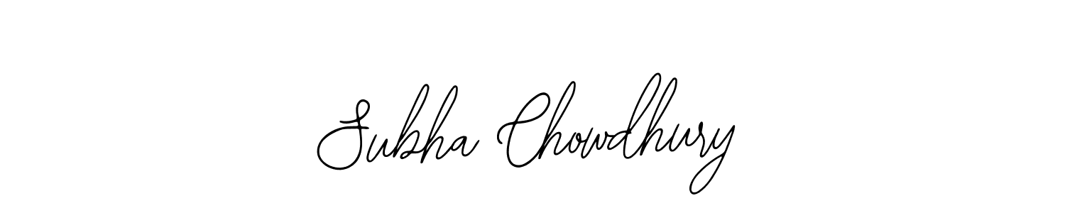 Also You can easily find your signature by using the search form. We will create Subha Chowdhury name handwritten signature images for you free of cost using Bearetta-2O07w sign style. Subha Chowdhury signature style 12 images and pictures png