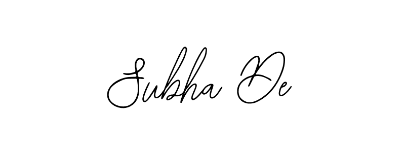 See photos of Subha De official signature by Spectra . Check more albums & portfolios. Read reviews & check more about Bearetta-2O07w font. Subha De signature style 12 images and pictures png