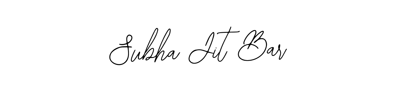 Also You can easily find your signature by using the search form. We will create Subha Jit Bar name handwritten signature images for you free of cost using Bearetta-2O07w sign style. Subha Jit Bar signature style 12 images and pictures png