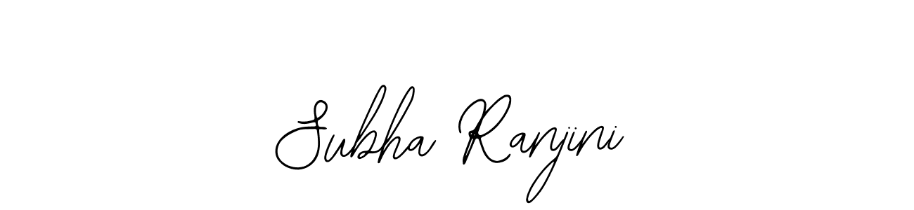 It looks lik you need a new signature style for name Subha Ranjini. Design unique handwritten (Bearetta-2O07w) signature with our free signature maker in just a few clicks. Subha Ranjini signature style 12 images and pictures png