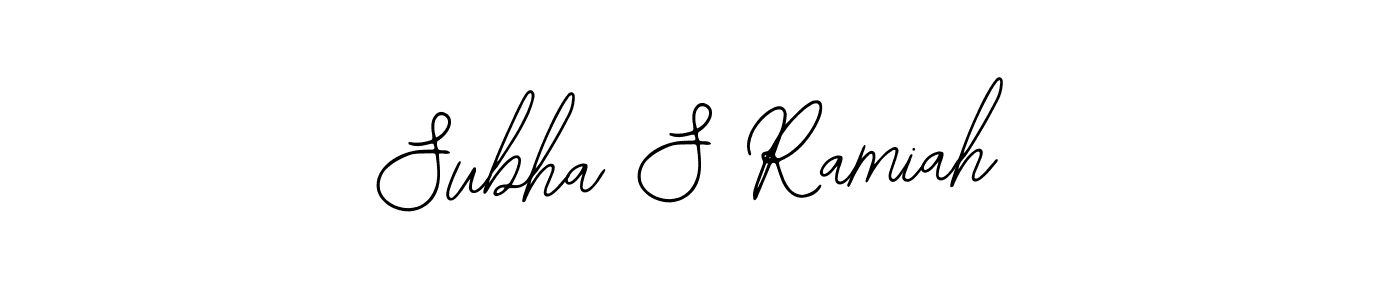 Similarly Bearetta-2O07w is the best handwritten signature design. Signature creator online .You can use it as an online autograph creator for name Subha S Ramiah. Subha S Ramiah signature style 12 images and pictures png