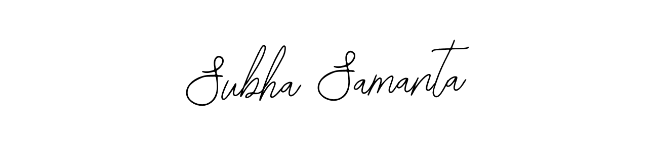 Design your own signature with our free online signature maker. With this signature software, you can create a handwritten (Bearetta-2O07w) signature for name Subha Samanta. Subha Samanta signature style 12 images and pictures png