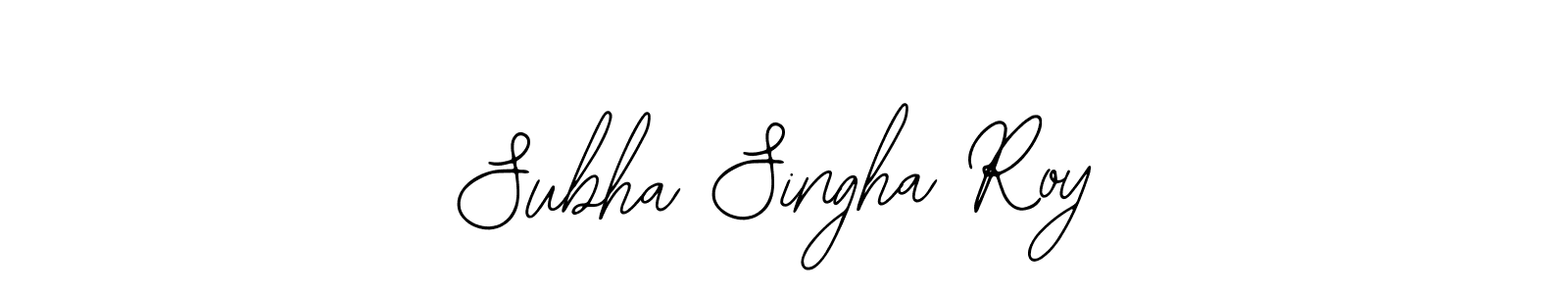 Also we have Subha Singha Roy name is the best signature style. Create professional handwritten signature collection using Bearetta-2O07w autograph style. Subha Singha Roy signature style 12 images and pictures png