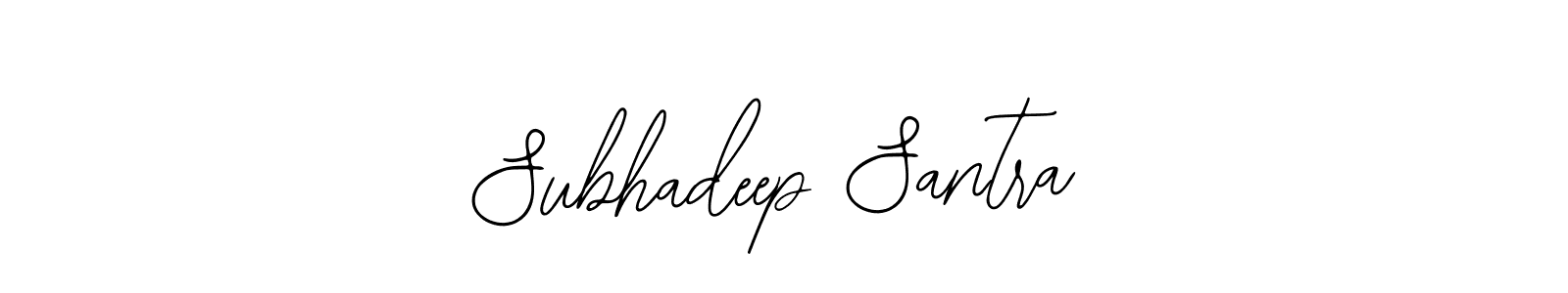 You should practise on your own different ways (Bearetta-2O07w) to write your name (Subhadeep Santra) in signature. don't let someone else do it for you. Subhadeep Santra signature style 12 images and pictures png