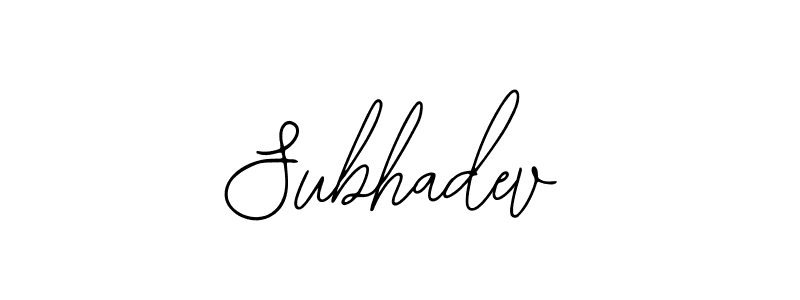 Also You can easily find your signature by using the search form. We will create Subhadev name handwritten signature images for you free of cost using Bearetta-2O07w sign style. Subhadev signature style 12 images and pictures png