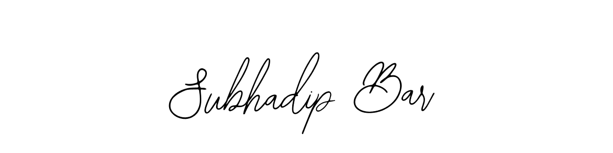if you are searching for the best signature style for your name Subhadip Bar. so please give up your signature search. here we have designed multiple signature styles  using Bearetta-2O07w. Subhadip Bar signature style 12 images and pictures png