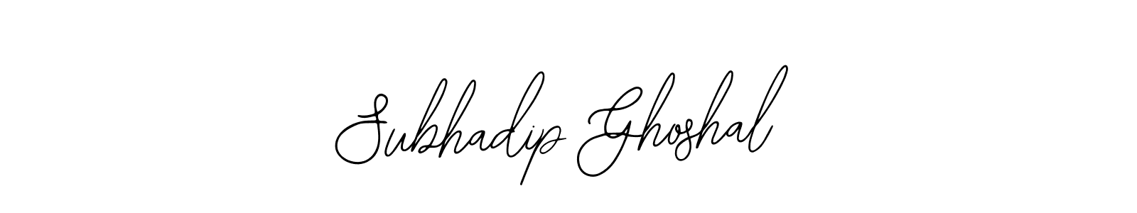 Use a signature maker to create a handwritten signature online. With this signature software, you can design (Bearetta-2O07w) your own signature for name Subhadip Ghoshal. Subhadip Ghoshal signature style 12 images and pictures png
