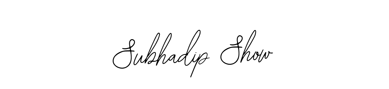 You can use this online signature creator to create a handwritten signature for the name Subhadip Show. This is the best online autograph maker. Subhadip Show signature style 12 images and pictures png