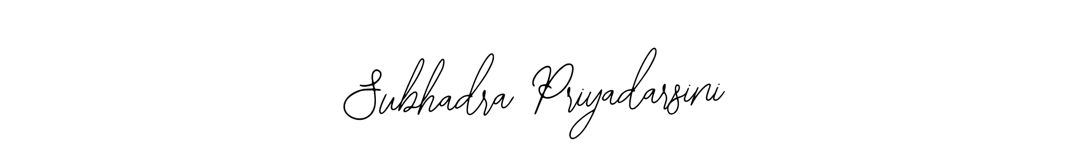 Use a signature maker to create a handwritten signature online. With this signature software, you can design (Bearetta-2O07w) your own signature for name Subhadra Priyadarsini. Subhadra Priyadarsini signature style 12 images and pictures png