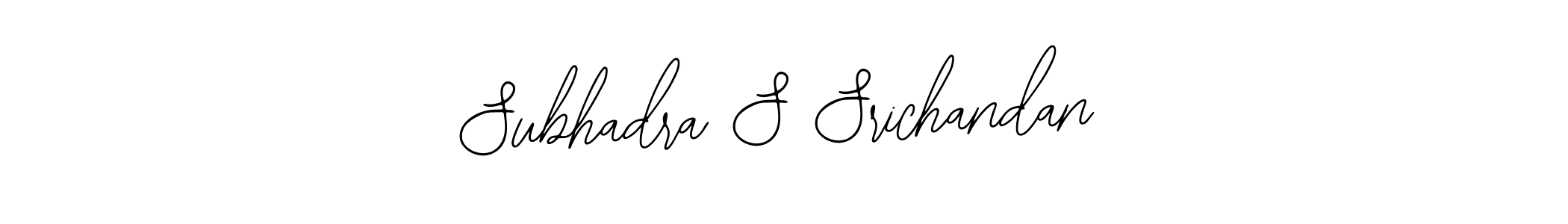 How to Draw Subhadra S Srichandan signature style? Bearetta-2O07w is a latest design signature styles for name Subhadra S Srichandan. Subhadra S Srichandan signature style 12 images and pictures png