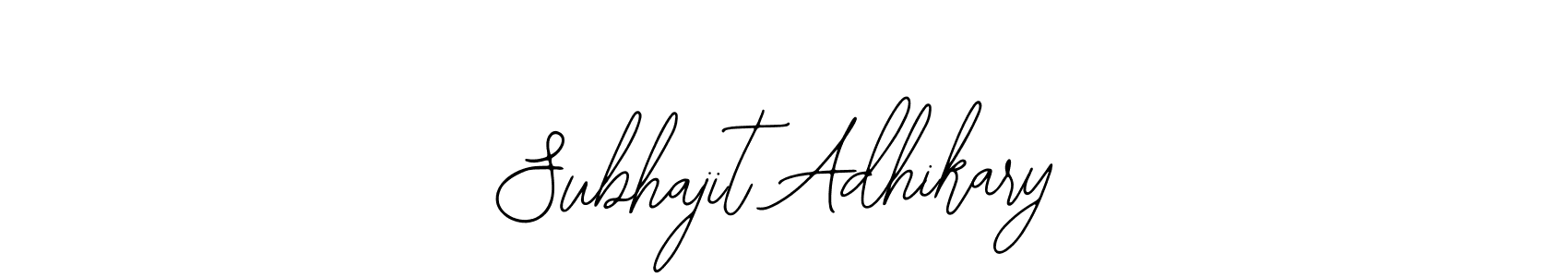 You should practise on your own different ways (Bearetta-2O07w) to write your name (Subhajit Adhikary) in signature. don't let someone else do it for you. Subhajit Adhikary signature style 12 images and pictures png
