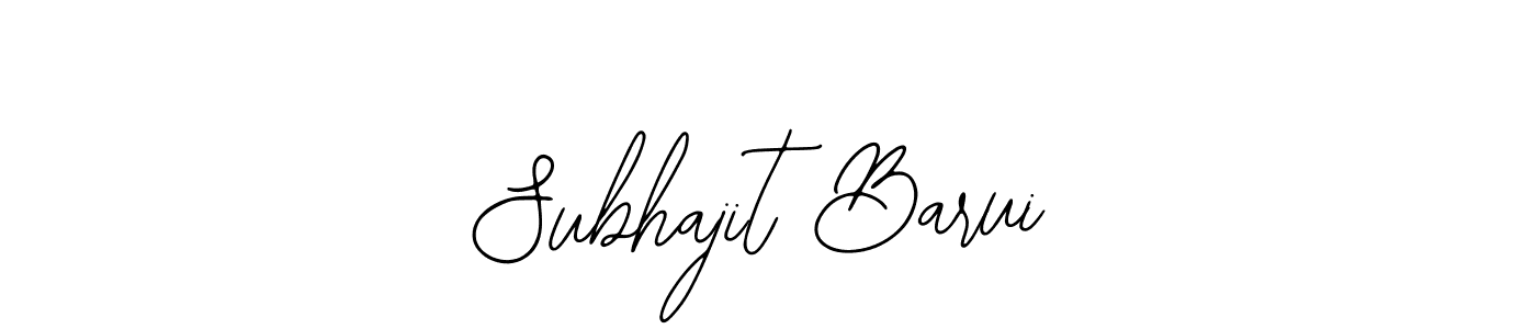 Use a signature maker to create a handwritten signature online. With this signature software, you can design (Bearetta-2O07w) your own signature for name Subhajit Barui. Subhajit Barui signature style 12 images and pictures png