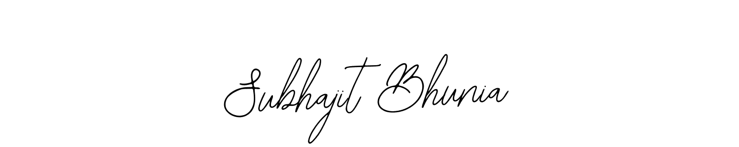 Subhajit Bhunia stylish signature style. Best Handwritten Sign (Bearetta-2O07w) for my name. Handwritten Signature Collection Ideas for my name Subhajit Bhunia. Subhajit Bhunia signature style 12 images and pictures png