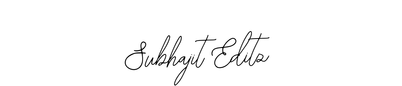 Design your own signature with our free online signature maker. With this signature software, you can create a handwritten (Bearetta-2O07w) signature for name Subhajit Editz. Subhajit Editz signature style 12 images and pictures png