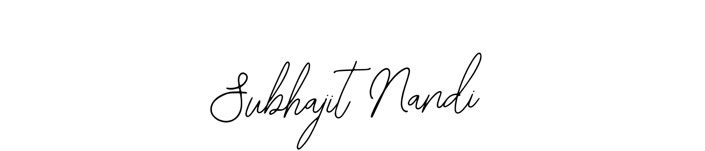 Design your own signature with our free online signature maker. With this signature software, you can create a handwritten (Bearetta-2O07w) signature for name Subhajit Nandi. Subhajit Nandi signature style 12 images and pictures png