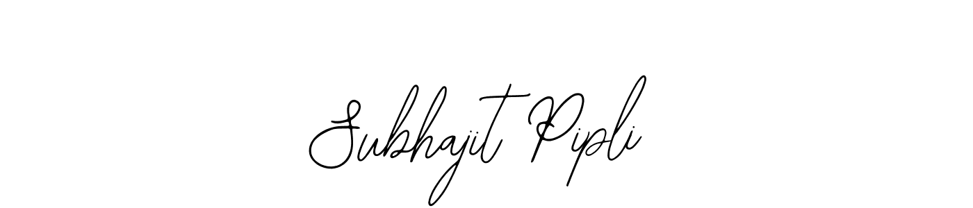 Make a beautiful signature design for name Subhajit Pipli. Use this online signature maker to create a handwritten signature for free. Subhajit Pipli signature style 12 images and pictures png