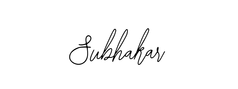 The best way (Bearetta-2O07w) to make a short signature is to pick only two or three words in your name. The name Subhakar include a total of six letters. For converting this name. Subhakar signature style 12 images and pictures png