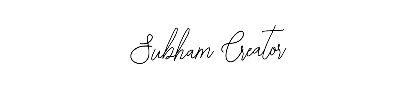 Once you've used our free online signature maker to create your best signature Bearetta-2O07w style, it's time to enjoy all of the benefits that Subham Creator name signing documents. Subham Creator signature style 12 images and pictures png