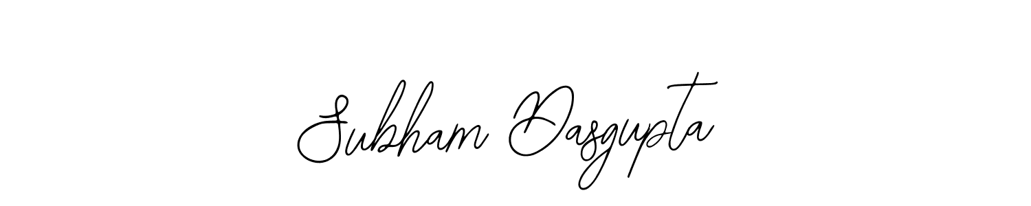 Design your own signature with our free online signature maker. With this signature software, you can create a handwritten (Bearetta-2O07w) signature for name Subham Dasgupta. Subham Dasgupta signature style 12 images and pictures png