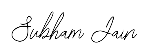 Create your official email sign-off with Subham Jain name in Bearetta-2O07w style. Crisp, clean, and perfectly legible across all screens. Subham Jain signature style 12 images and pictures png