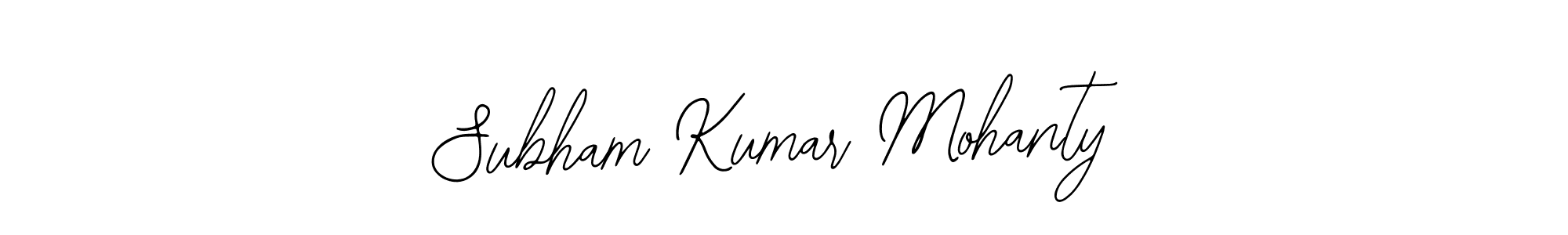 You should practise on your own different ways (Bearetta-2O07w) to write your name (Subham Kumar Mohanty) in signature. don't let someone else do it for you. Subham Kumar Mohanty signature style 12 images and pictures png