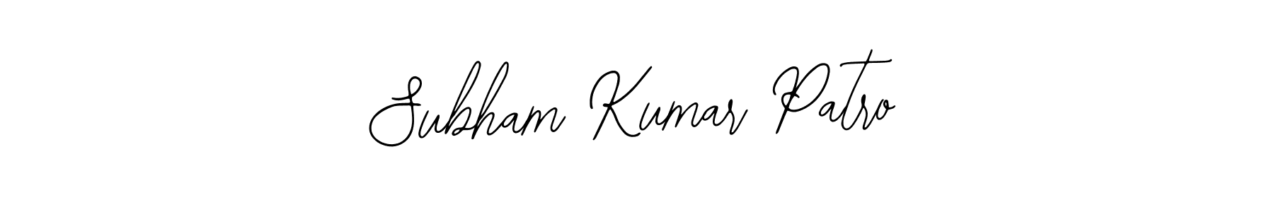 You should practise on your own different ways (Bearetta-2O07w) to write your name (Subham Kumar Patro) in signature. don't let someone else do it for you. Subham Kumar Patro signature style 12 images and pictures png