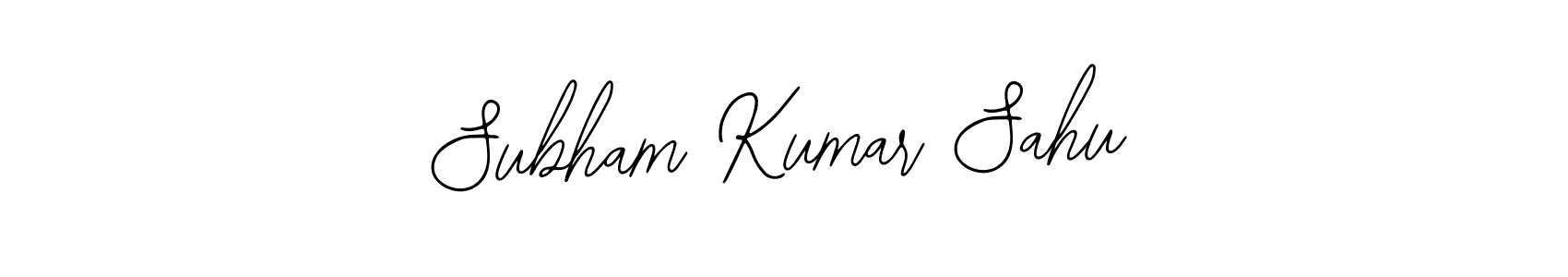 Design your own signature with our free online signature maker. With this signature software, you can create a handwritten (Bearetta-2O07w) signature for name Subham Kumar Sahu. Subham Kumar Sahu signature style 12 images and pictures png
