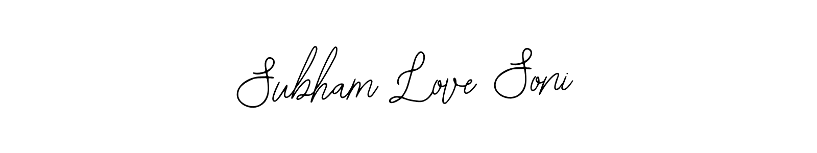Make a beautiful signature design for name Subham Love Soni. With this signature (Bearetta-2O07w) style, you can create a handwritten signature for free. Subham Love Soni signature style 12 images and pictures png