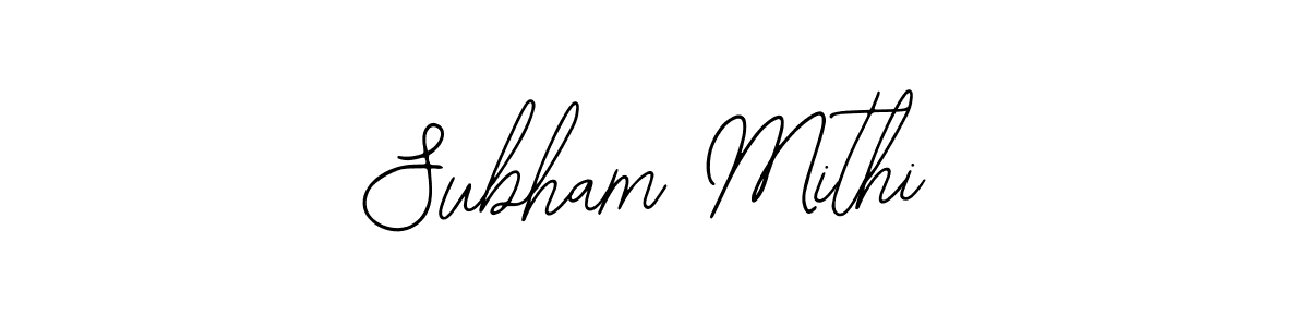 Also You can easily find your signature by using the search form. We will create Subham Mithi name handwritten signature images for you free of cost using Bearetta-2O07w sign style. Subham Mithi signature style 12 images and pictures png